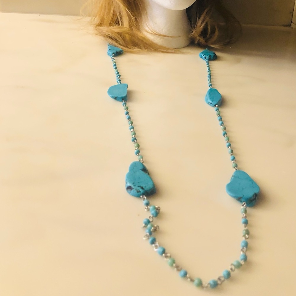 Chico’s 23” Turquoise necklace